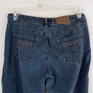 JFNT Embroidered Jeans Size 10